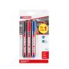 EDDING / Edding / Set de marqueurs permanents, plume ronde, 1,5-3 mm, 3 pièces 3 couleurs