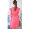 Summer dress with pink stripes
