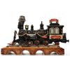 Лефортовский фарфор / Damask "Steam locomotive" colored with gold