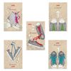 HATBER / Cuaderno "Gimnasia" PEQUEÑO FORMATO 48 hojas A7, 65x100 mm, encolado, cartulina, jaula, bloque 3 colores