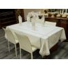 Снежинка / Snowflake / Table linen set with embroidery and handmade lace