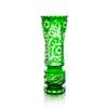 Гусевской Хрустальный завод / Crystal vase for flowers "Fantasy" green