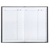 Telefon rehberi A5 (136x202 mm), BRAUBERG "Favori", klasik deri, 96 yaprak, kalıp kesim alfabesi, siyah