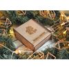 Ленивые Бобры / Lazy Beavers / Set of pink Christmas tree decorations "Miracles inside" in a gift box