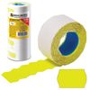 Label tape 26х12 mm, wave, yellow, set of 5 rolls 800 EA., BRAUBERG