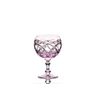 Гусевской Хрустальный завод / Set of crystal glasses for cognac pink 6 pieces