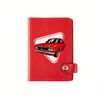 Cover avtodokumentov on the button with pockets "Red car" red