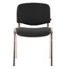 BRABIX "Iso CF-001" staff and visitors chair, chrome frame, grey fabric with black