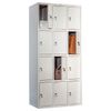 Metal cabinet for PRAKTIK bags "LS-34" twelve-section, 1830х850х500 mm, 44 kg, collapsible