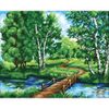 Опт-картина / Pittura con numeri 40x50 Ponte in legno Wooden