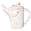 HILLTOP / Tea "Royal Gold" black sheet 80 g, porcelain teapot "ELEPHANT GOLD" 700 ml