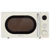 VEKTA TS720BRC microwave oven, 20 litre volume, 700 watt power, mechanical control, timer, cream