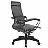 МЕТТА / Office chair "K-9" plastic, strong mesh, adjustable seat and back, black