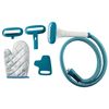 Steamer POLARIS "PGS 2010RVA", 2000 watts, steam 45 g/min, tank 2.4 l, 8 modes, white/turquoise