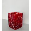 Гусевской Хрустальный завод / Crystal vase for flowers "Meschera" low red