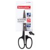 Scissors BRAUBERG "Standard" 160 mm, classic shape, black