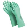 MANIPULA / Latex gloves "Contact", cotton sprinkling, size 8-8.5 M, green