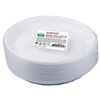 ЛАЙМА / Disposable flat plates, SET 100 pcs., Plastic, d = 220 mm, "STANDARD", white, PP, cold / hot