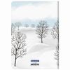 BRAUBERG / Carnet 40 l. couverture à carreaux SoftTouch, papier beige 70 g/m2, couture, А5 (147х210 mm), WINTER WALK / 10 pcs.
