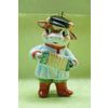 Ярославская майолика / Christmas toy "Grishka goby in a white shirt"