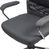 Office chair BRABIX "Flight EX-540", chrome, fabric, mesh, gray