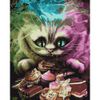 Опт-картина / Painting by numbers 40x50 Cheshire cat