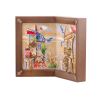 Золотая антилопа / Angular painting "March cat" painted on onyx with illumination