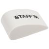 Eraser STAFF "College", 38х22х16 mm, drop shape, white color, thermoplastic rubber