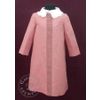 Елецкие кружева / Yelets lace / Children's dress with a collar pink