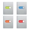 BRAUBERG / Notebook A5, 48 sh., ECO, comb, cage, cardboard cover, ONLINE / 10 pcs.