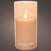 Kaemingk / Nến LED trong bóng đèn có ngọn lửa sống Audrey: Màu hổ phách 15 cm, hoạt động bằng pin, hẹn giờ
