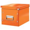 Boîte d'archives LEITZ "Click & Store" L, 310x320x360 mm, carton laminé, pliable, orange