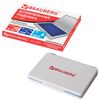 Stamp pad BRAUBERG, 100х80 mm (working surface 90x50 mm), blue paint