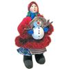 Русские куклы / Russian dolls / Girl with a snowman, author Maslennikova G.