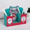 Сималенд / Organizer for stationery "Cat with coffee"
