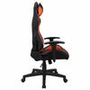 Computer chair BRABIX "GT Racer GM-100", two pillows, eco-leather, black / orange