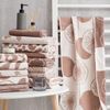 Этель / Terry towel Diente beige, 50x90 cm, 100% cotton, velor, 420 g / m2