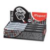 Sharpener MAPED (France) "Satellite Metal", without container, metal, assorted, display