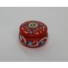 Беломорские узоры / The box is wooden "Shenkurskiy red painted" 6 cm