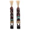 Decor and Gift / Wooden figurine "Asmat red" 50 cm