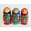 Лаврово / Matryoshka 5 places Forget-me-nots - Souvenir