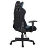 Computer chair BRABIX "GT Racer GM-100", two pillows, fabric, black / blue