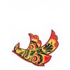 Золотая Хохлома / Wooden magnet "Bird"