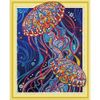 Опт-картина / 5D diamond mosaic 40x50 round rhinestones Medusa