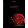BRAUBERG / Exercise books, 12-PIECE SET, "DARK", 48 sheets, glossy UV varnish