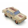 Фарфоровая мануфактура / Christmas tree toy "Eared Zaporozhets - sports", beige