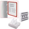 Frame holder POS magnetic, for mounting frame perpendicular to surface, white