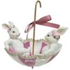 Kaemingk / Елочная игрушка Зайки из Сахарного замка - Bunnies Wonderland 20 см, подвеска