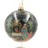 Палех / Christmas ball "The Tale of Tsar Saltan" glass, master Kuzmenko