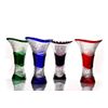 Гусевской Хрустальный завод / Crystal vase for flowers "Serenade" green